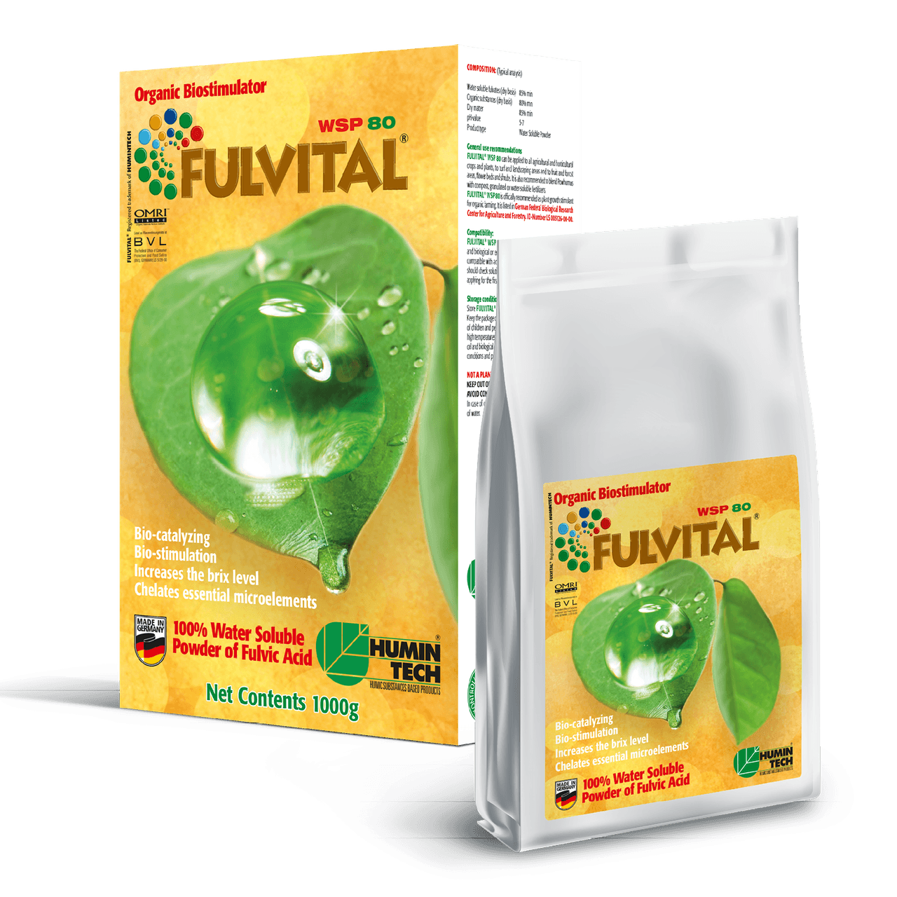 Fulvital WSP. Costal 10 kg