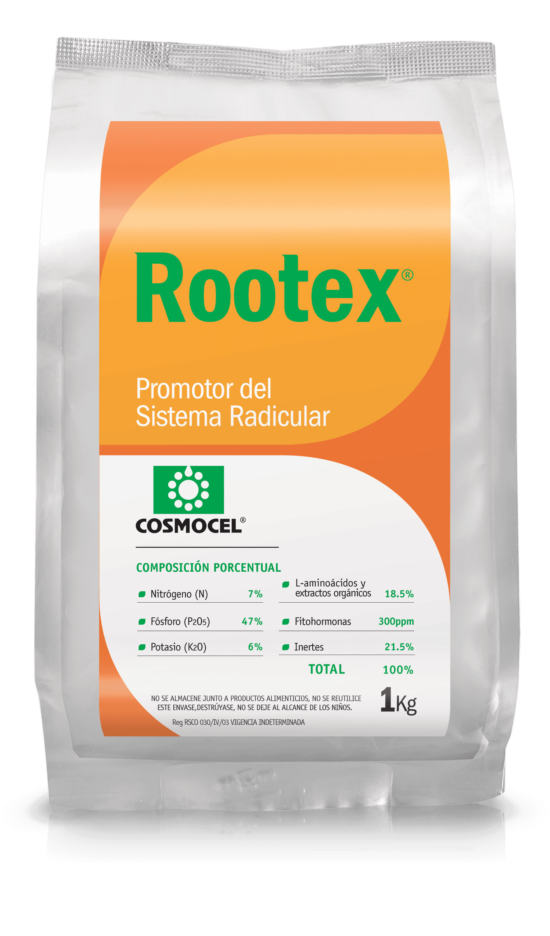 Rootex de Cosmocel (10 kg)